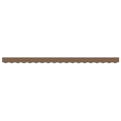 vidaXL Awning Valance Replacement for 5 m Beige Polyester