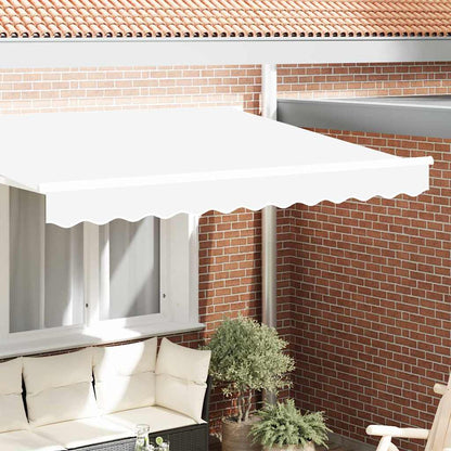 vidaXL Awning Valance Replacement White 3 m Polyester
