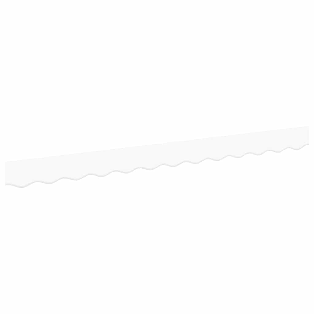 vidaXL Awning Valance Replacement White 3 m Polyester