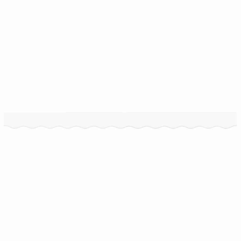vidaXL Awning Valance Replacement White 3 m Polyester