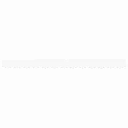vidaXL Awning Valance Replacement White 3 m Polyester