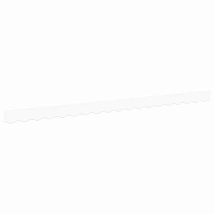 vidaXL Awning Valance Replacement White 4 m Polyester