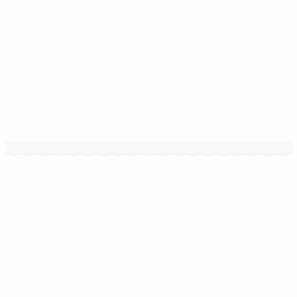 vidaXL Awning Valance Replacement White 4 m Polyester