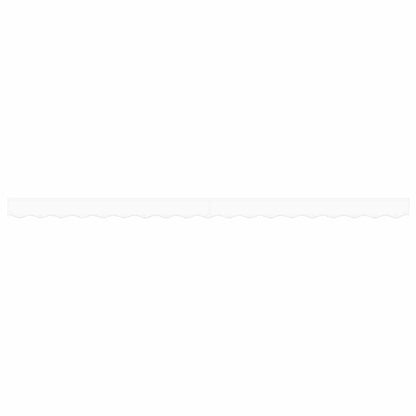vidaXL Awning Valance Replacement White 4 m Polyester