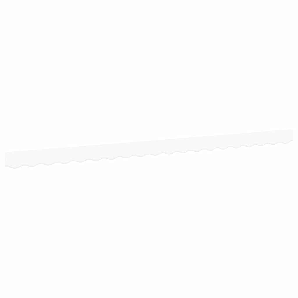 vidaXL Awning Valance Replacement White 4.5 m Polyester