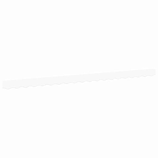 vidaXL Awning Valance Replacement White 4.5 m Polyester
