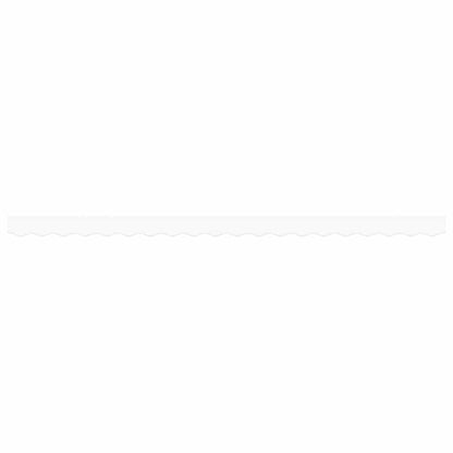 vidaXL Awning Valance Replacement White 4.5 m Polyester