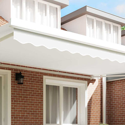 vidaXL Awning Valance Replacement White 480 x 20 cm Polyester