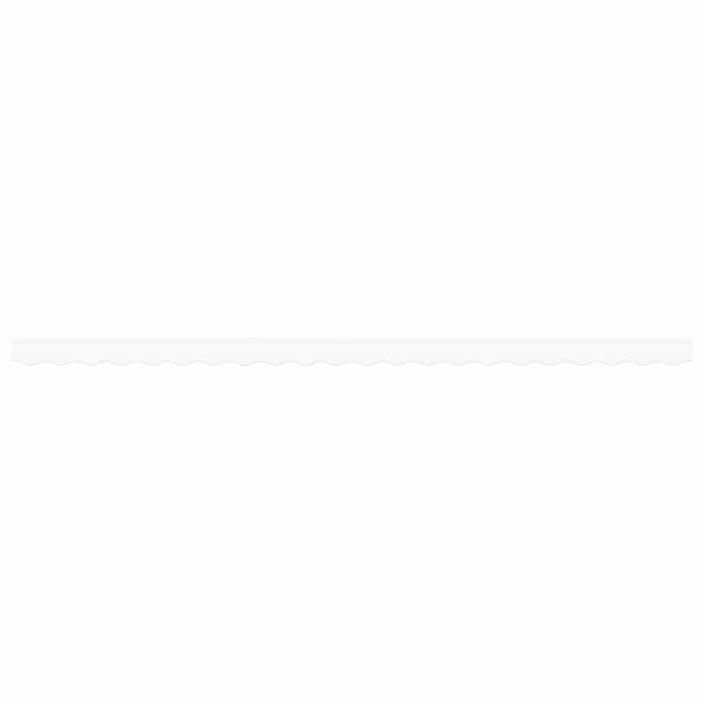 vidaXL Awning Valance Replacement White 480 x 20 cm Polyester