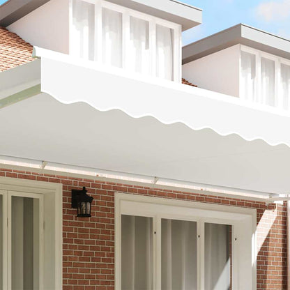 vidaXL Awning Valance Replacement White 6 m Polyester