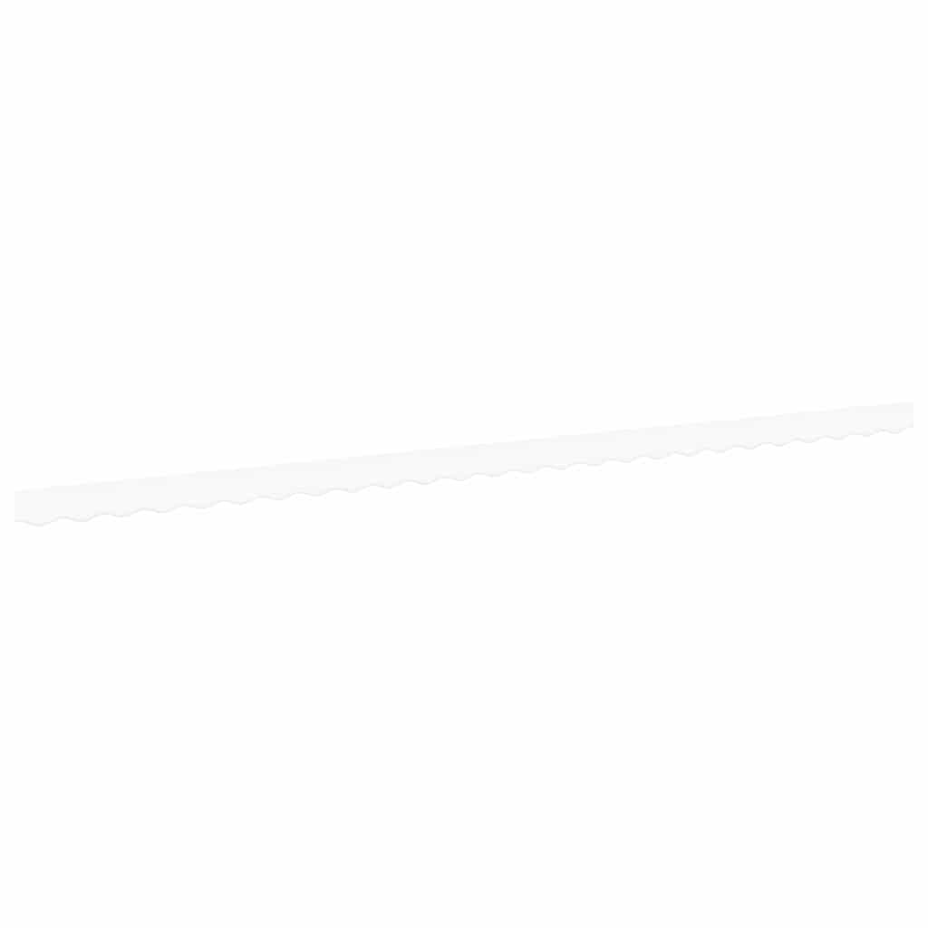 vidaXL Awning Valance Replacement White 6 m Polyester