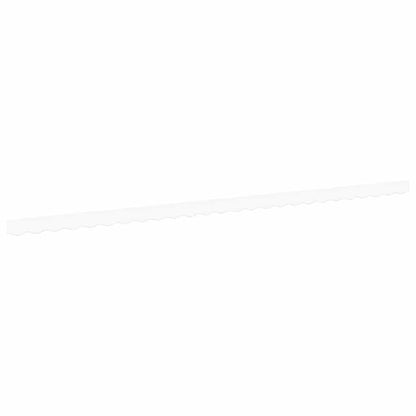 vidaXL Awning Valance Replacement White 6 m Polyester