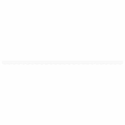 vidaXL Awning Valance Replacement White 6 m Polyester