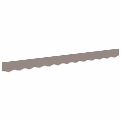 vidaXL Awning Valance Replacement for 2.5 m Light Grey Polyester