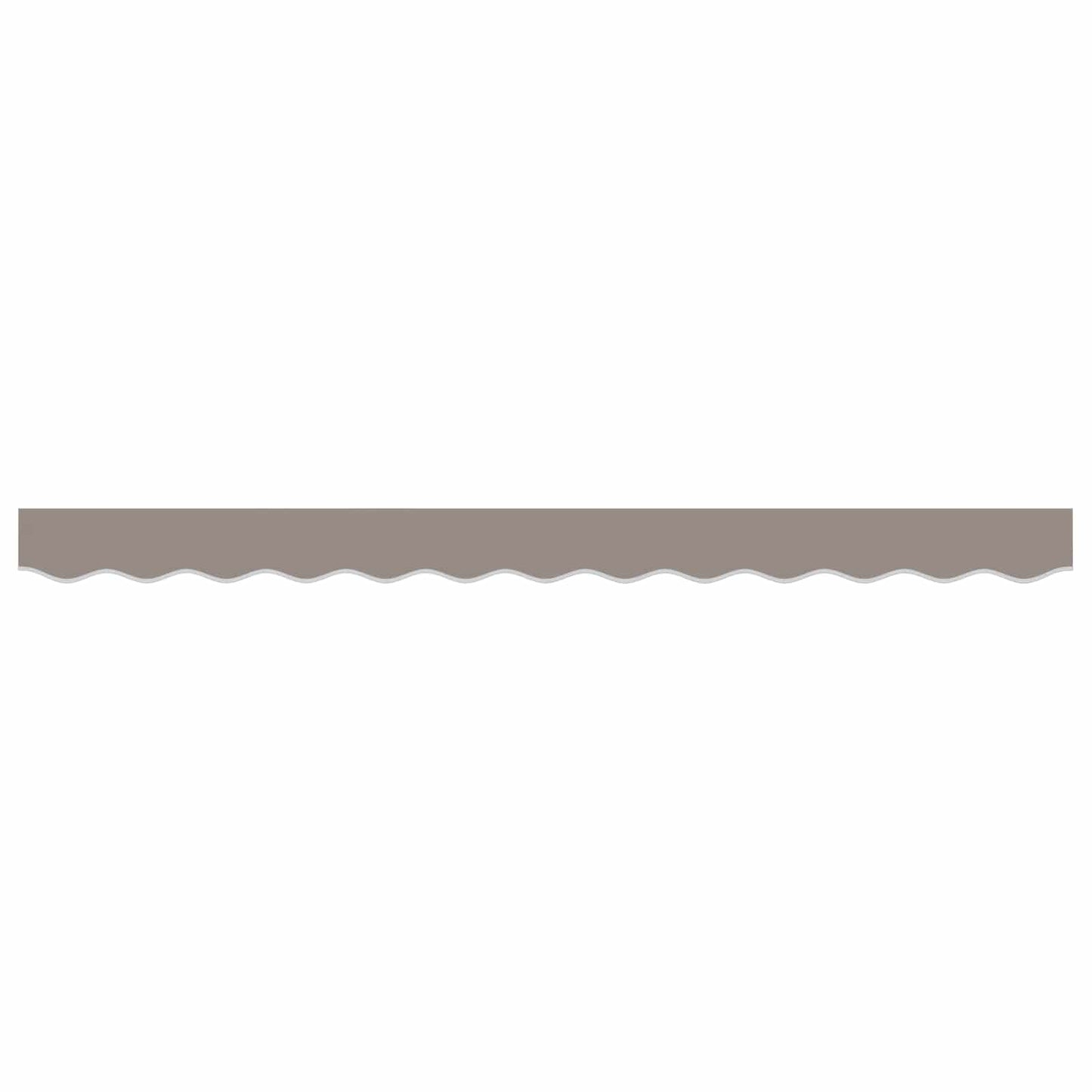 vidaXL Awning Valance Replacement for 2.5 m Light Grey Polyester