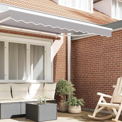 vidaXL Awning Valance Replacement Light Grey 3 m Polyester