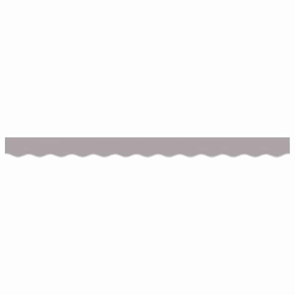 vidaXL Awning Valance Replacement Light Grey 3 m Polyester