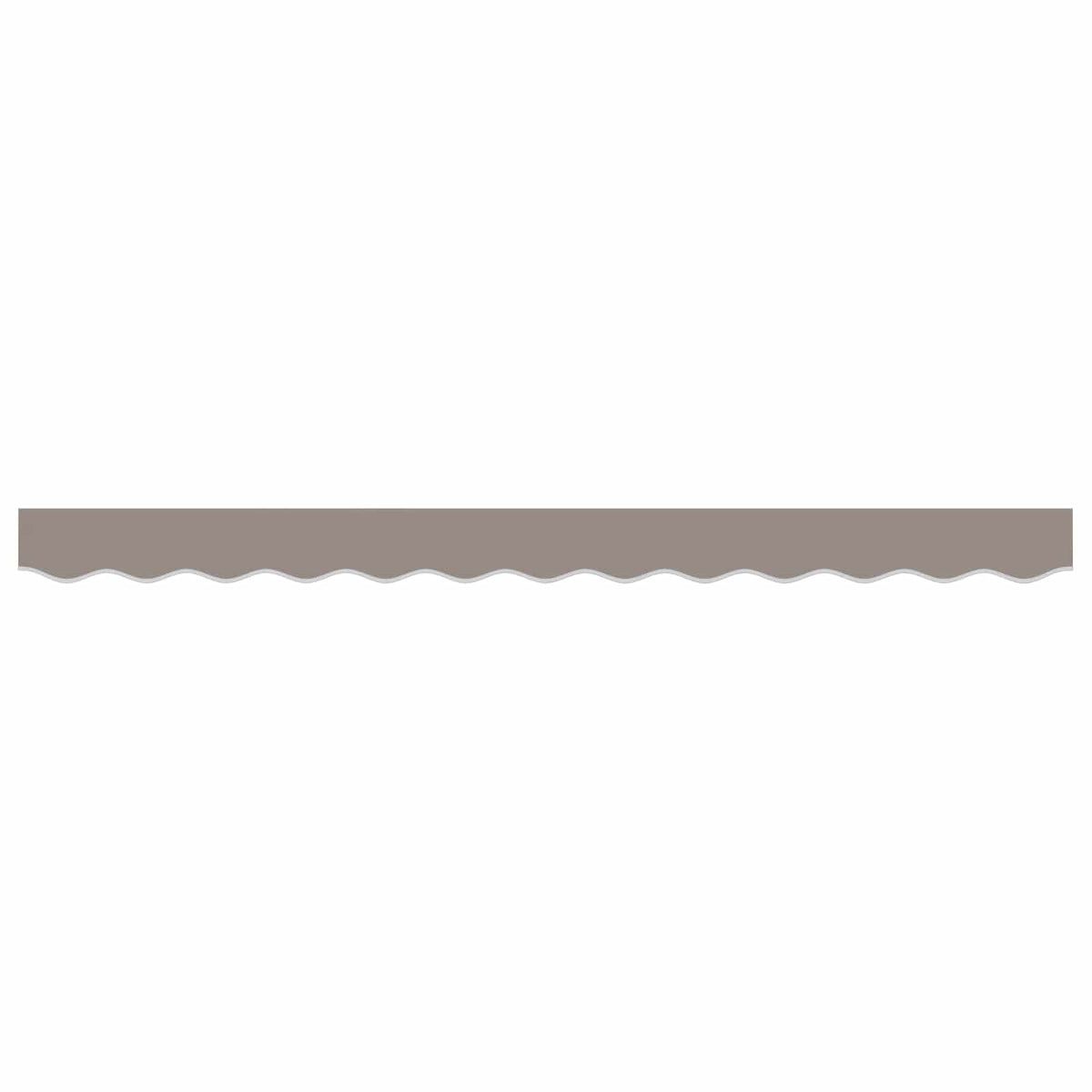 vidaXL Awning Valance Replacement for 3 m Light Grey Polyester