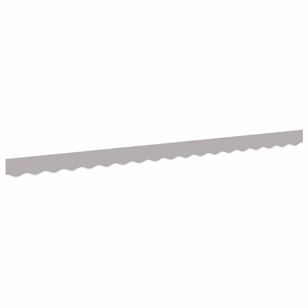 vidaXL Awning Valance Replacement Light Grey 4 m Polyester