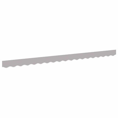 vidaXL Awning Valance Replacement Light Grey 4 m Polyester