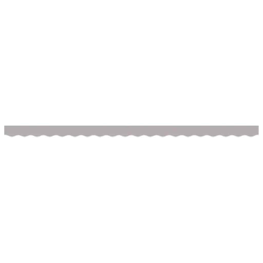 vidaXL Awning Valance Replacement Light Grey 4.5 m Polyester