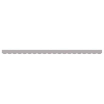 vidaXL Awning Valance Replacement Light Grey 4.5 m Polyester