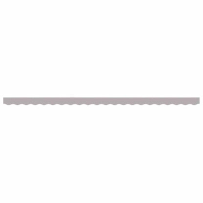 vidaXL Awning Valance Replacement Light Grey 480 x 20 cm Polyester