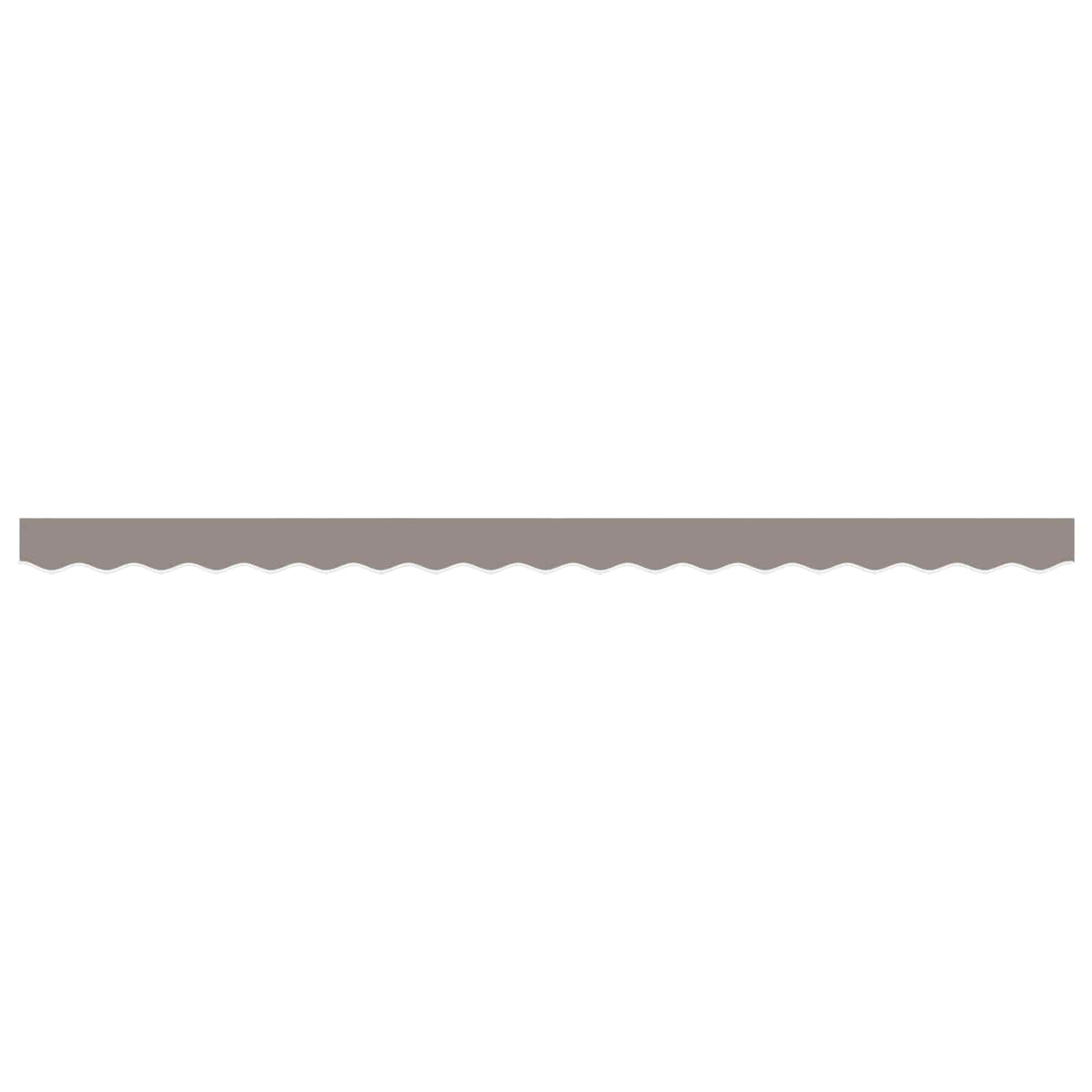 vidaXL Awning Valance Replacement for 5 m Light Grey Polyester