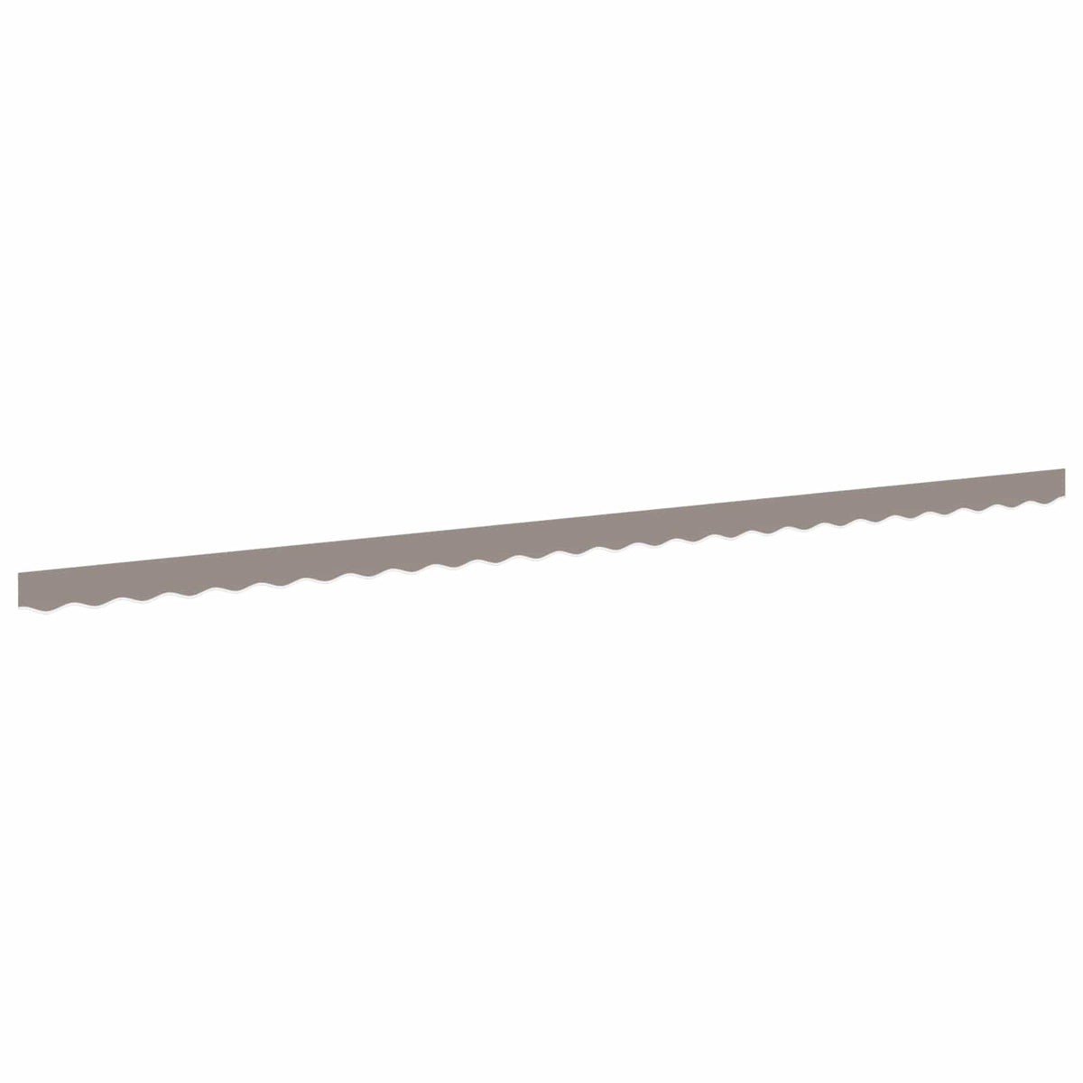 vidaXL Awning Valance Replacement for 6 m Light Grey Polyester