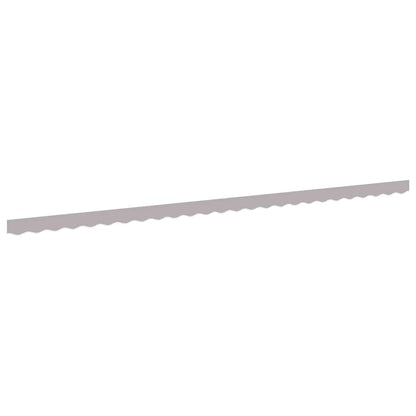 vidaXL Awning Valance Replacement Light Grey 6 m Polyester