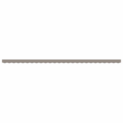 vidaXL Awning Valance Replacement for 6 m Light Grey Polyester