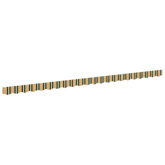 vidaXL Awning Valance Replacement Green and yellow 480 x 20 cm