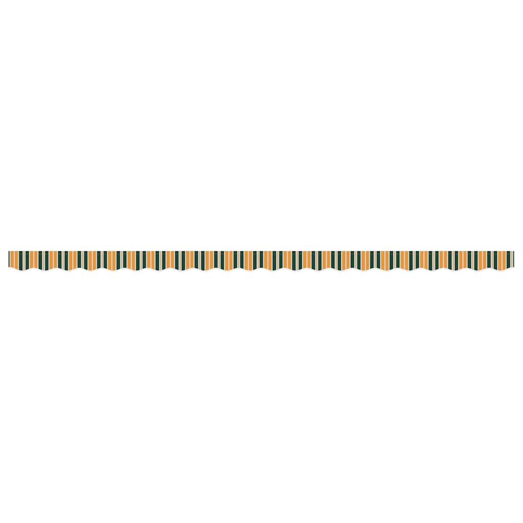 vidaXL Awning Valance Replacement Green and yellow 480 x 20 cm