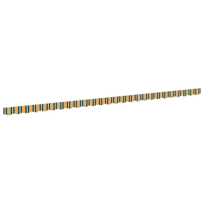 vidaXL Awning Valance Replacement Green and yellow 6 m Polyester