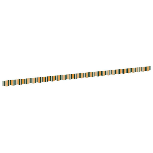vidaXL Awning Valance Replacement Green and yellow 580 x 20 cm