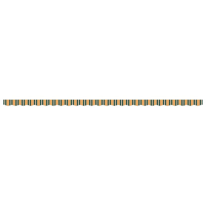 vidaXL Awning Valance Replacement Green and yellow 6 m Polyester