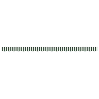 vidaXL Awning Valance Replacement Green and White 4.5 m Polyester