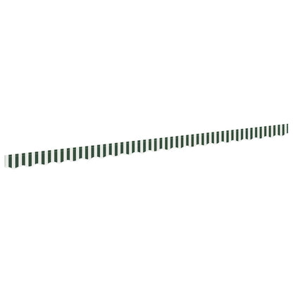 vidaXL Awning Valance Replacement Green and White 480 x 20 cm