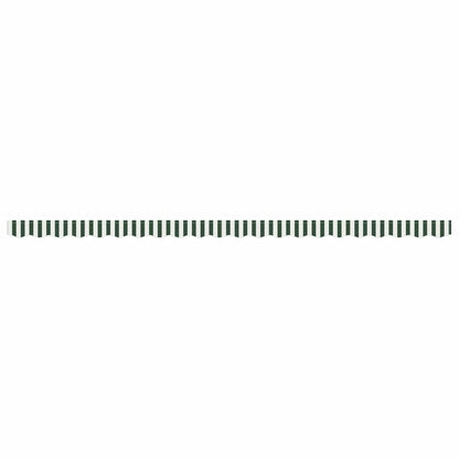vidaXL Awning Valance Replacement Green and White 480 x 20 cm