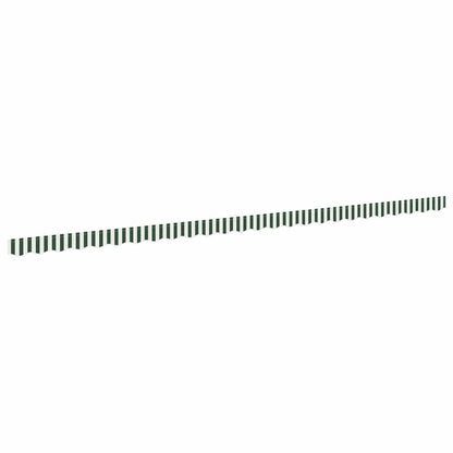 vidaXL Awning Valance Replacement Green and White 6 m Polyester