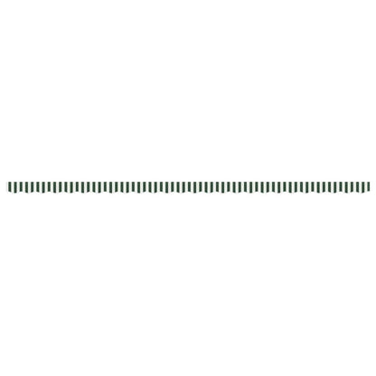 vidaXL Awning Valance Replacement Green and White 6 m Polyester