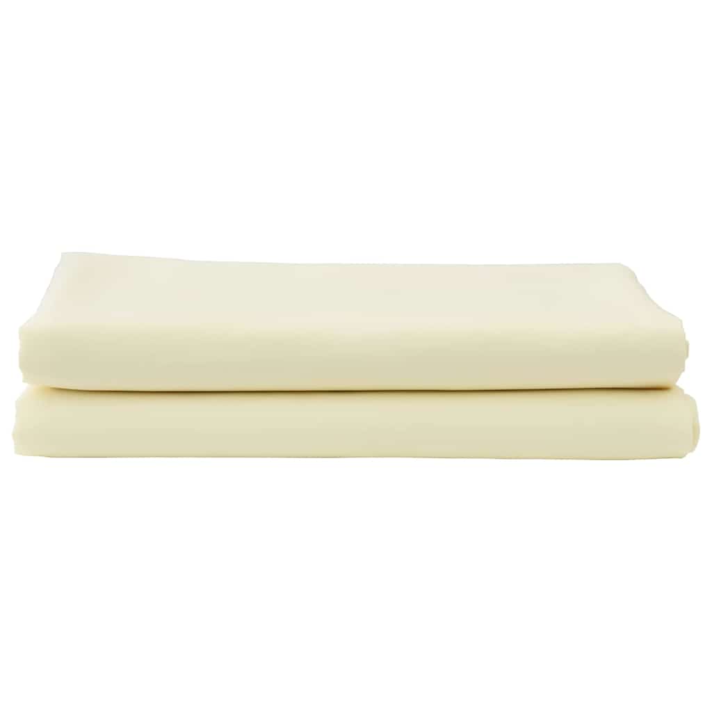 vidaXL Awning Replacement Fabric Cream 1000 x 160 cm Polyester