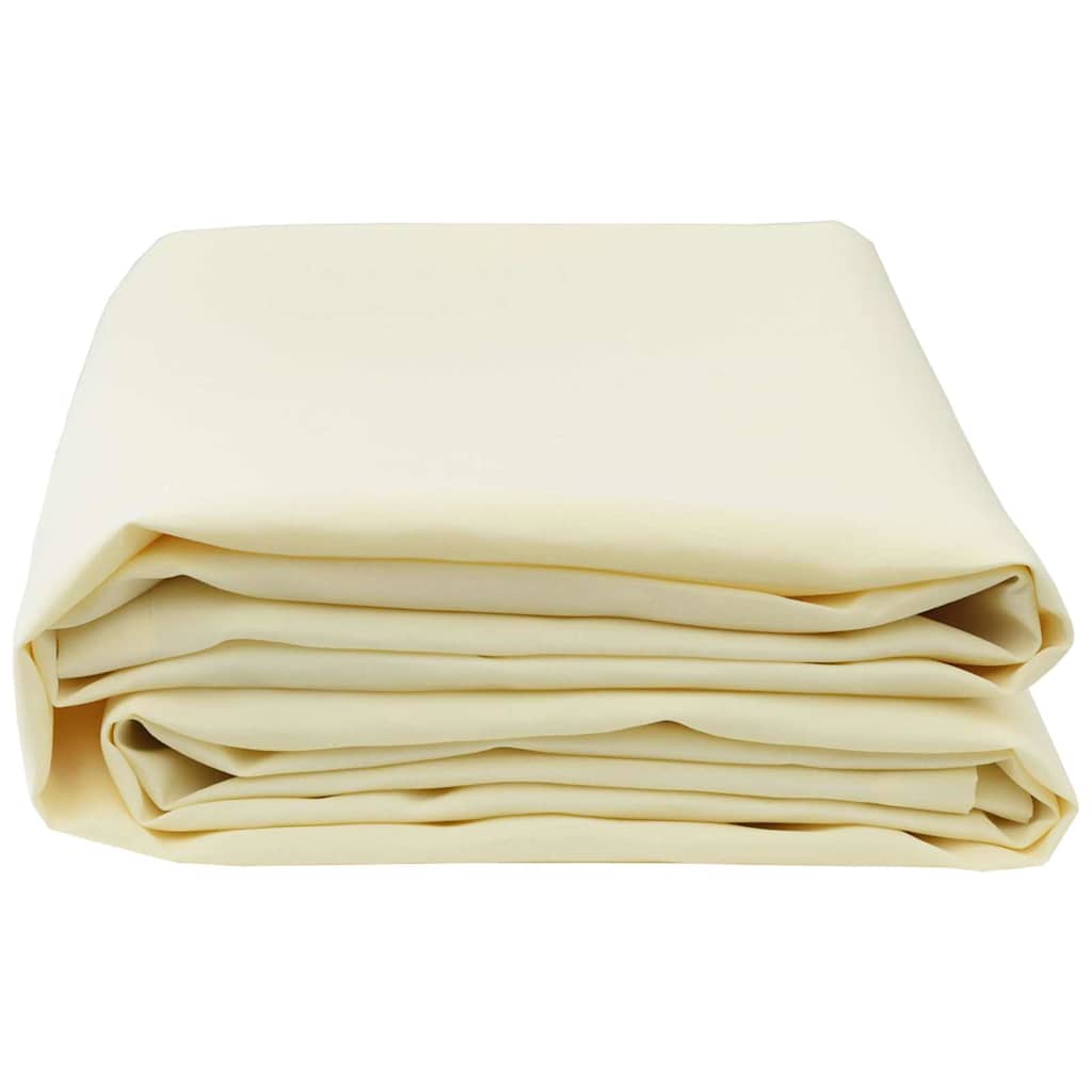 vidaXL Awning Replacement Fabric Cream 1000 x 160 cm Polyester