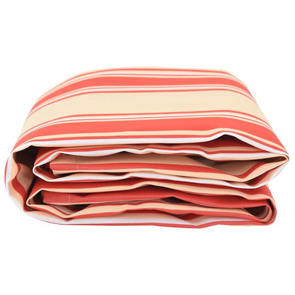 vidaXL Awning Replacement Fabric Yellow and Orange 1000 x 160 cm