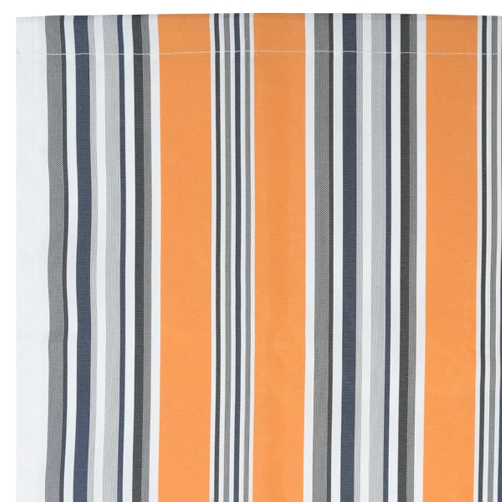 vidaXL Awning Replacement Fabric Blue and Orange 1000 x 160 cm