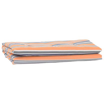 vidaXL Awning Replacement Fabric Blue and Orange 1000 x 160 cm