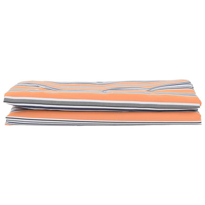 vidaXL Awning Replacement Fabric Blue and Orange 1000 x 160 cm