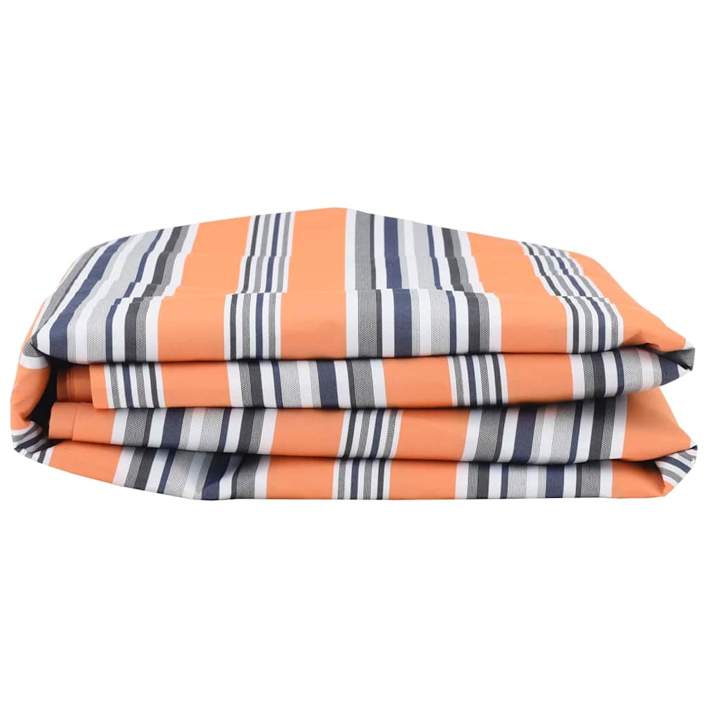 vidaXL Awning Replacement Fabric Blue and Orange 1000 x 160 cm
