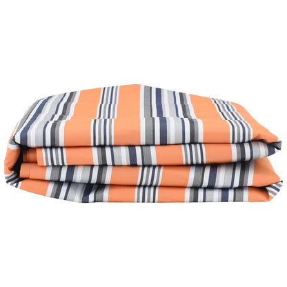 vidaXL Awning Replacement Fabric Blue and Orange 1000 x 160 cm