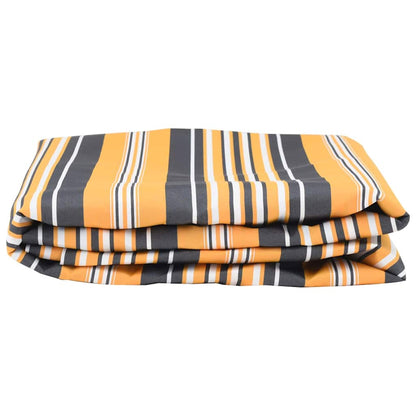vidaXL Awning Replacement Fabric Yellow and Grey 1000 x 160 cm